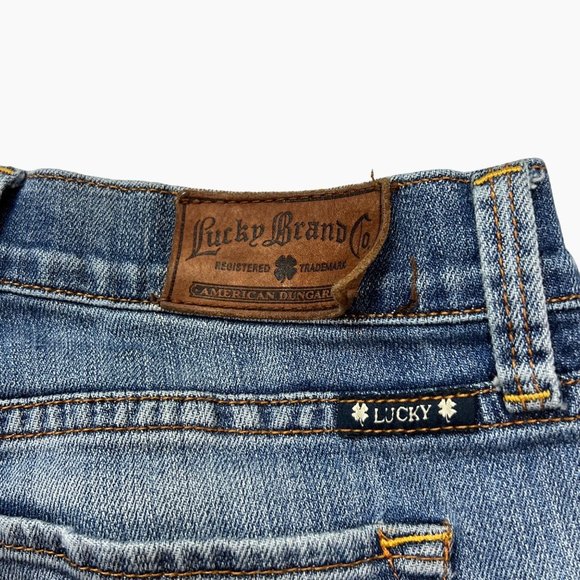 Lucky Brand Sofia Boot Low Rise Denim Jeans Size 8 Womens - Picture 13 of 16